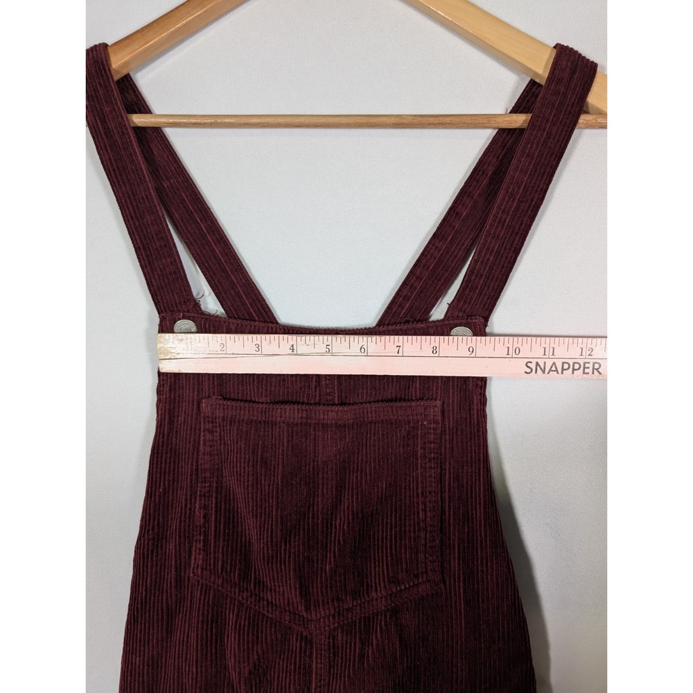 Top Shop petite MOTO Purple corduroy dungaree dress size 8 petite - Picture 11 of 11